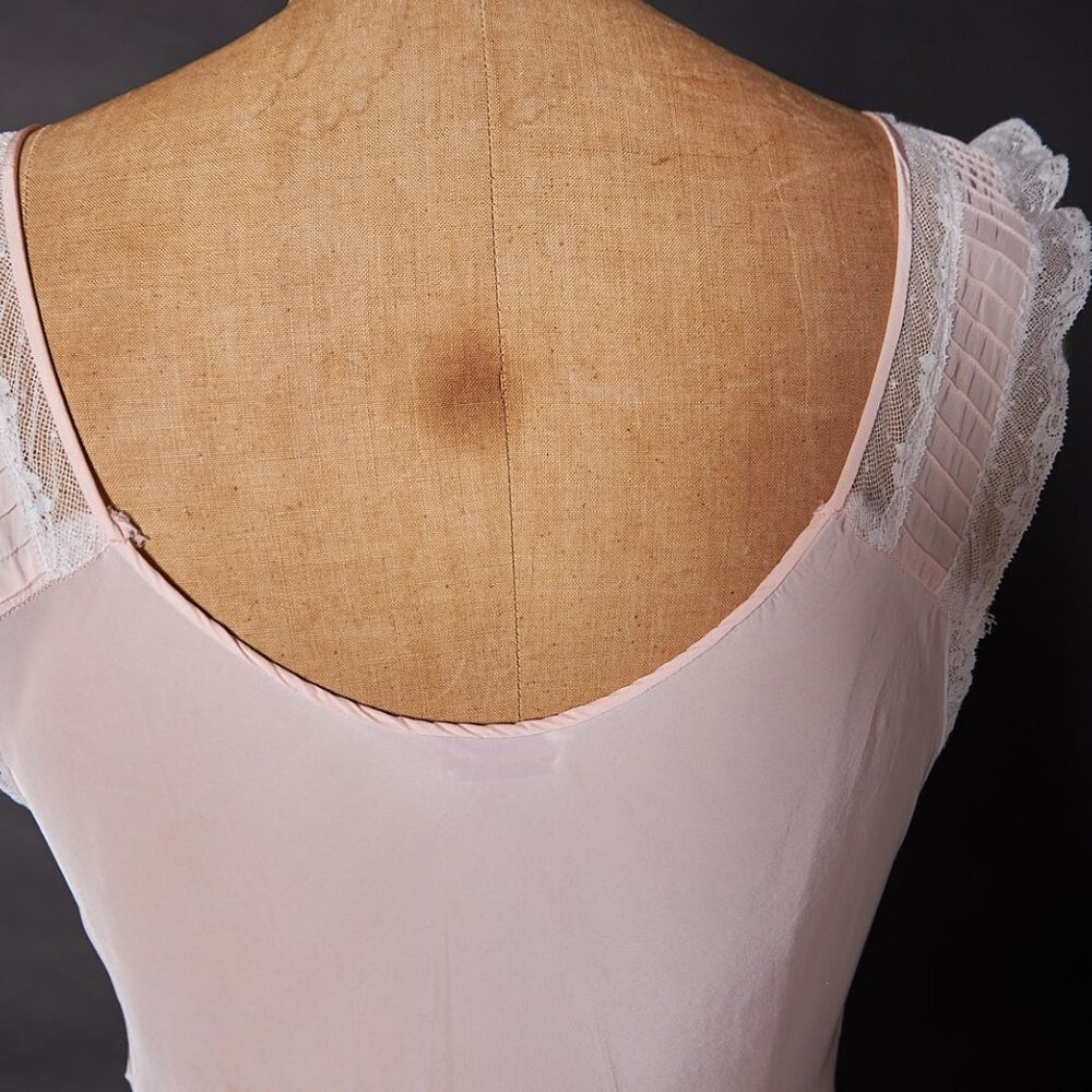 Vintage 1930s Seamprufe Nightgown Lingerie Slip Dress